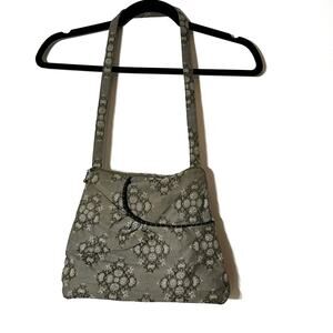 Maruca Gray Patterned Shoulder Bag
